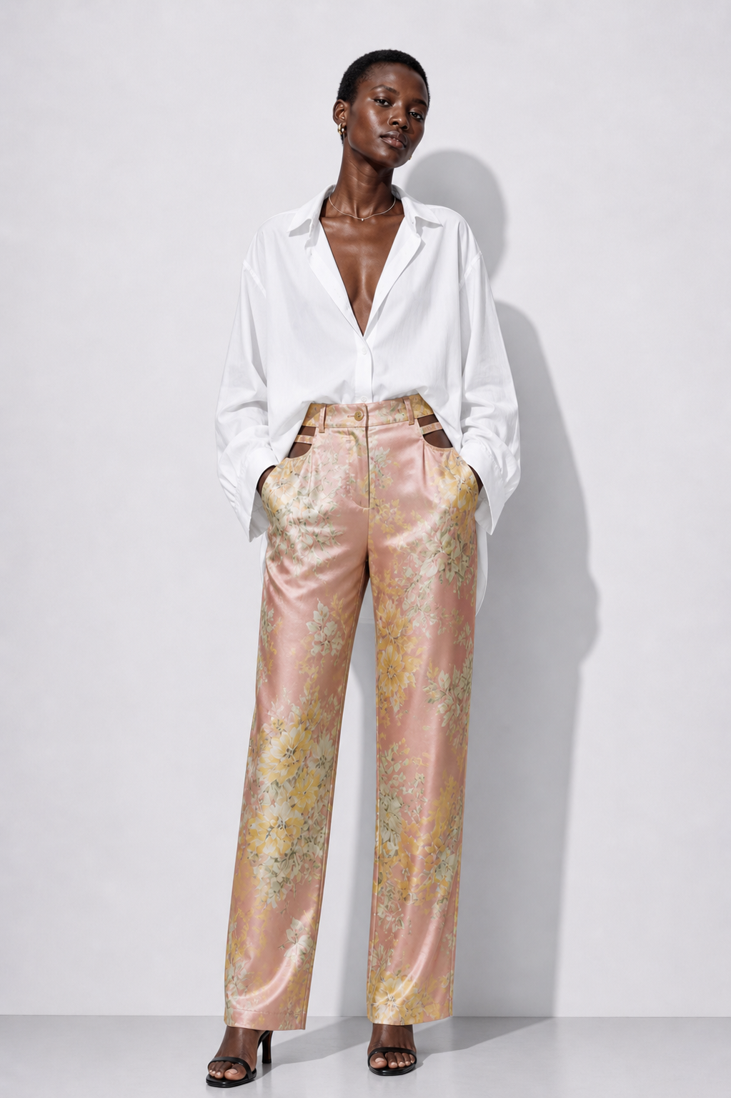 Satin Pants, WEEKDAY - Size M
