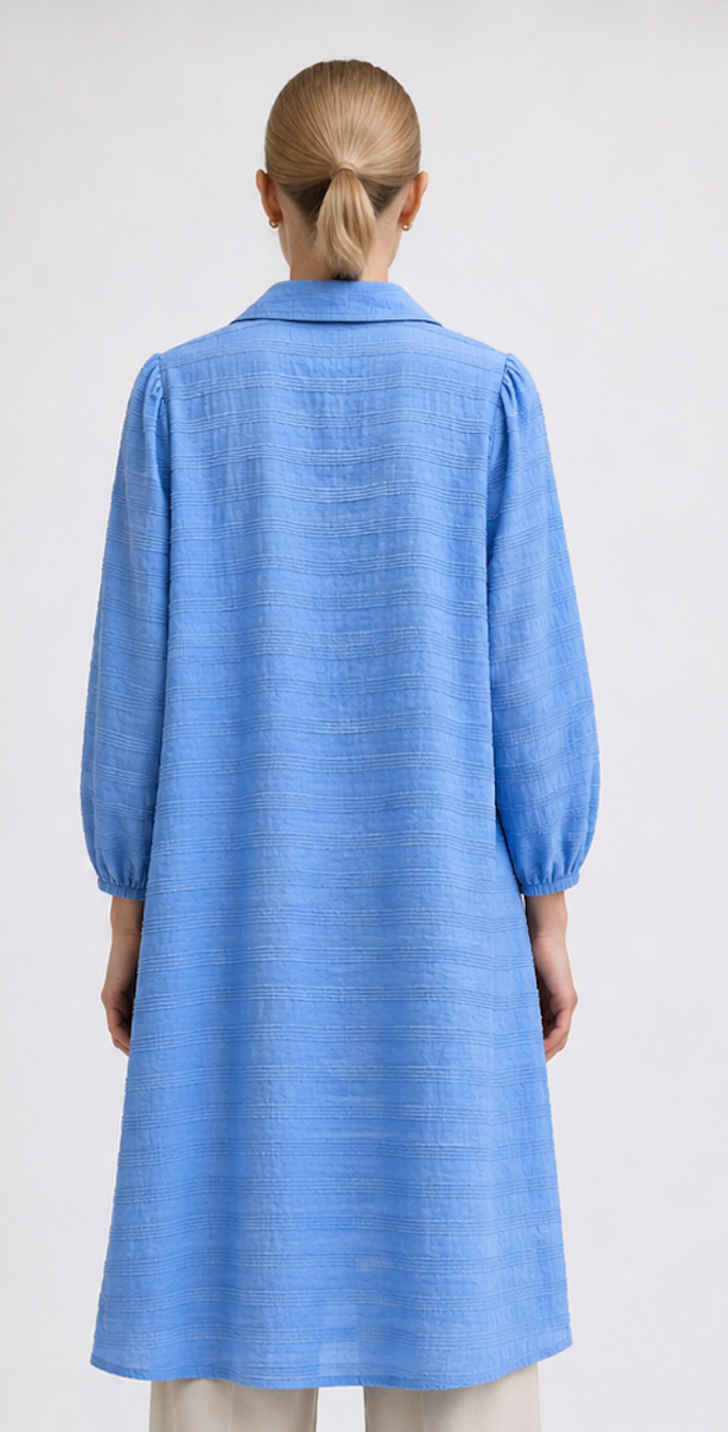 Light Blue Blouse-dress, Only - Size XL
