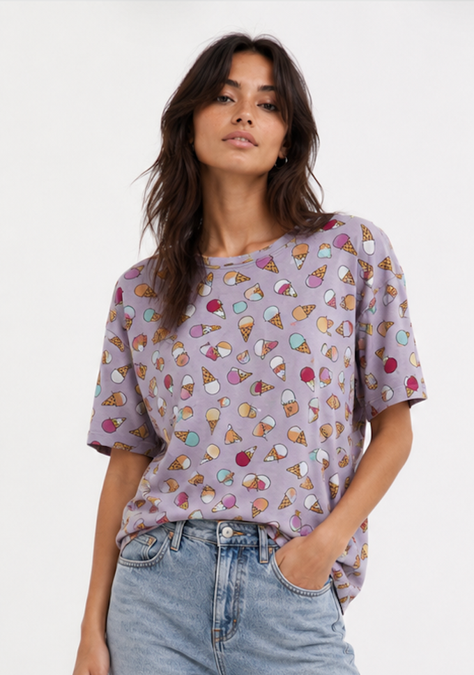 Ice Cream T-shirt, VRS - Size M
