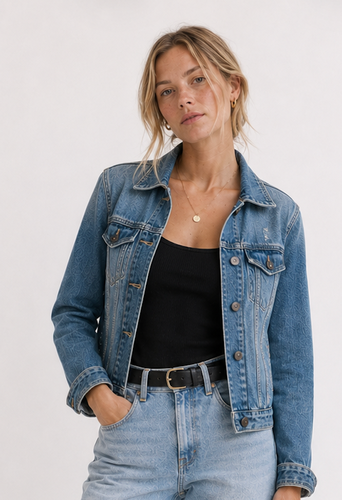Denim Jacket, AMISU - Size 36