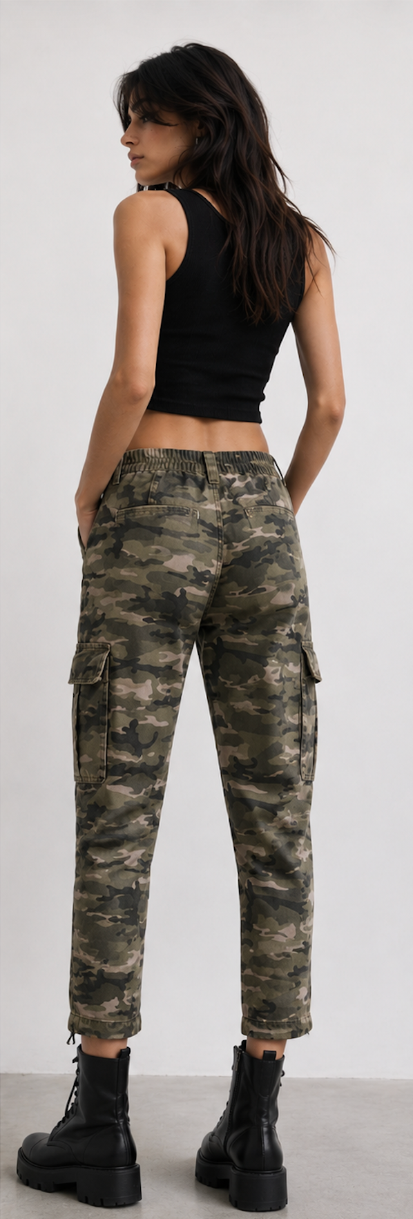 Camouflage pants, Primark - Size EU 36