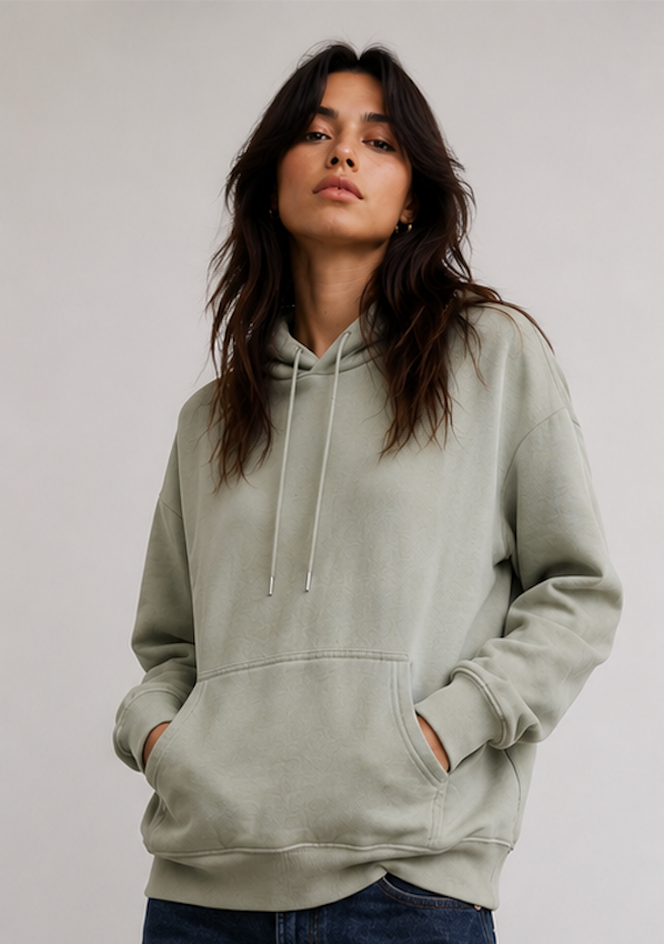 Pastel Green Hoodie, H&M - Size XS