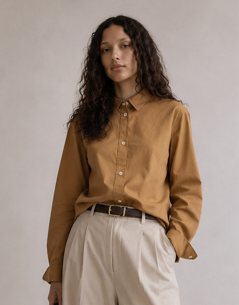 Oversize Collared Shirt - Size M