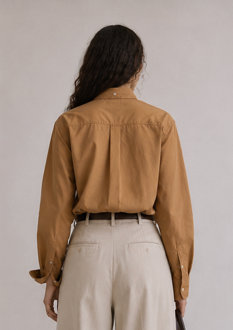 Oversize Collared Shirt - Size M