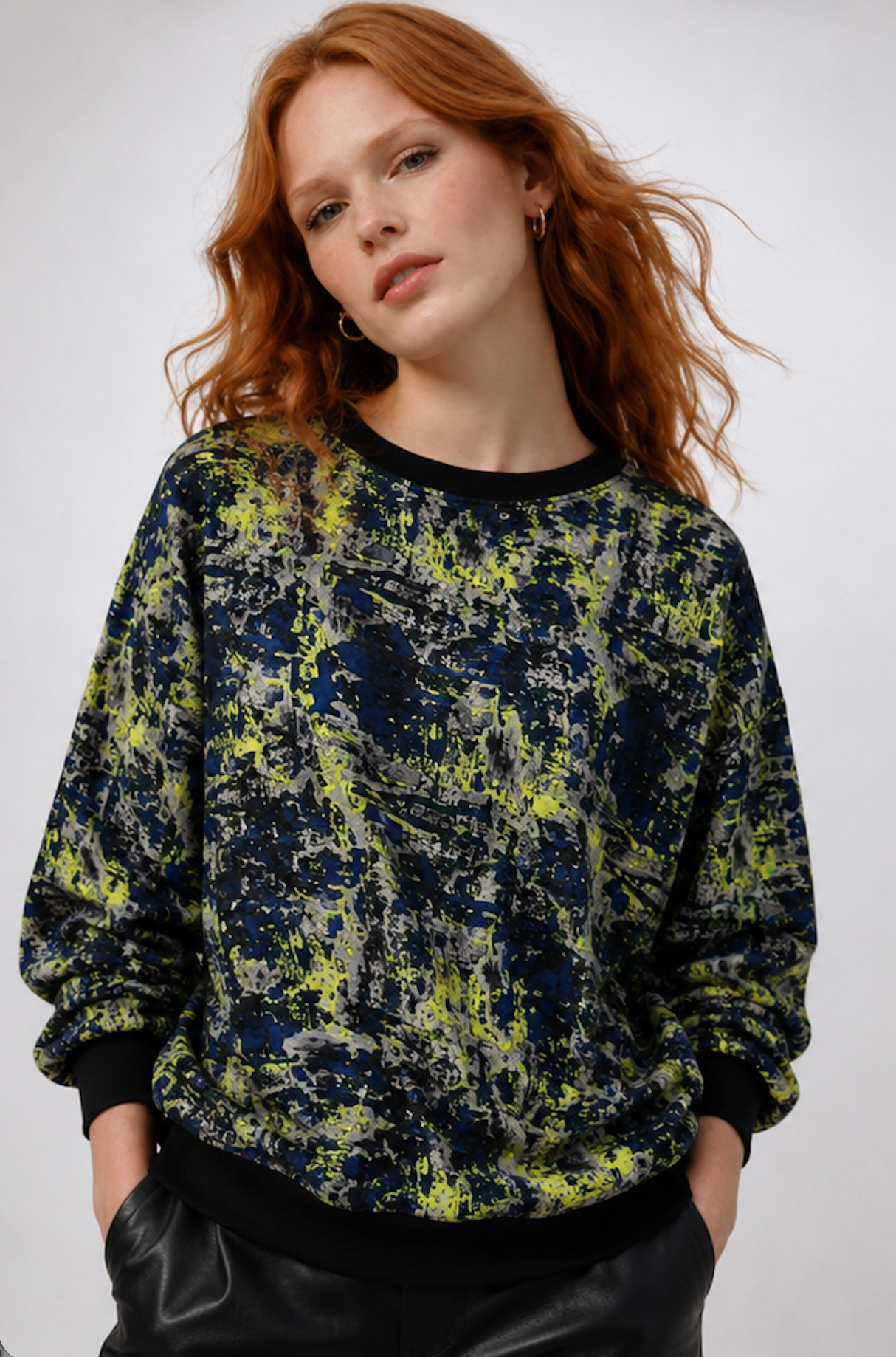 Colorful shirt, MONKI - Size S