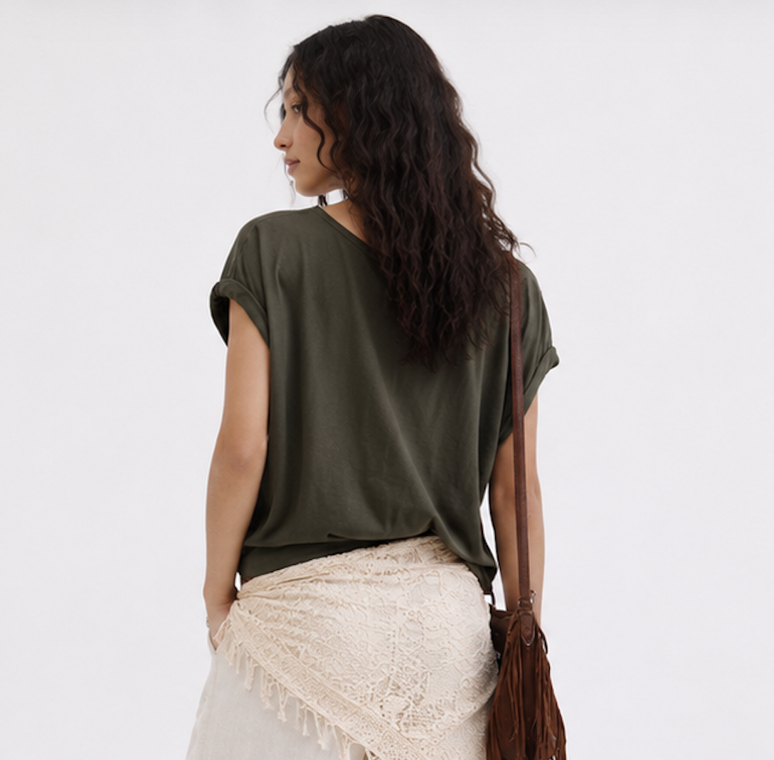 Stretch Sleeveless Top, AWARE- Size M