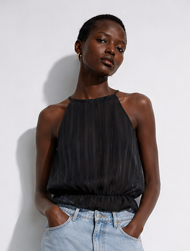 Black See-through top, Sisters Point - Size S