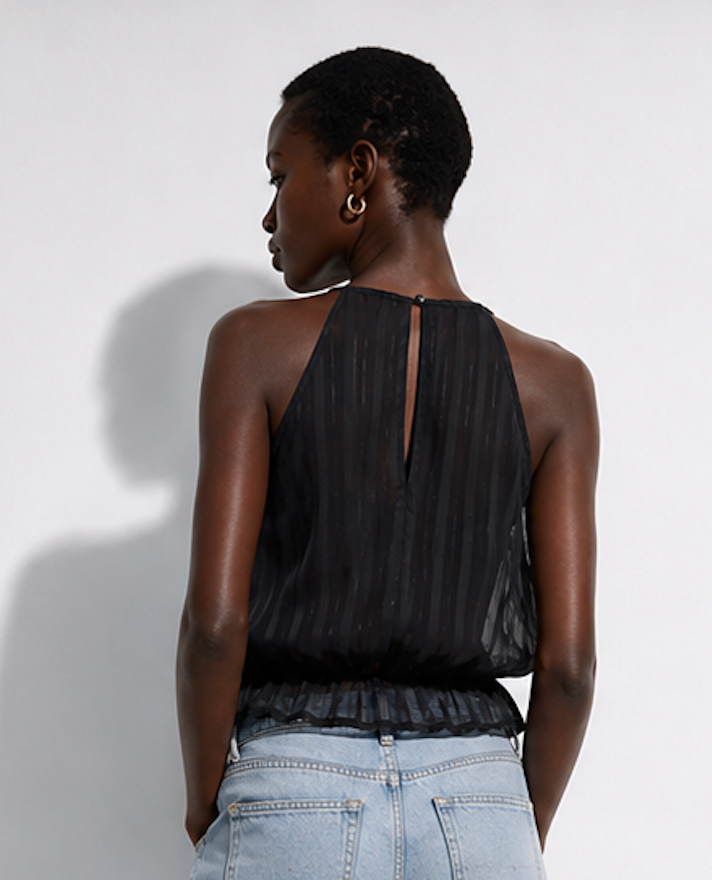 Black See-through top, Sisters Point - Size S