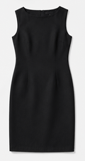 Black Silk Sheath dress, FINITY - Size 12