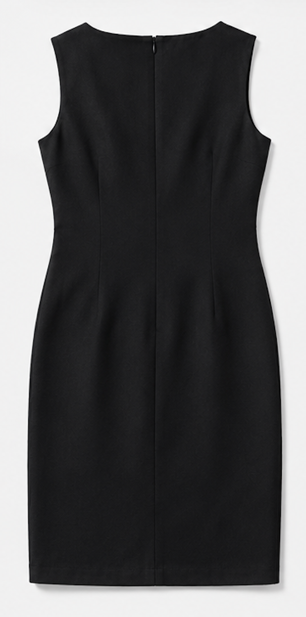 Black Silk Sheath dress, FINITY - Size 12
