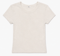Light Grey Ribbed T-Shirt, H&M – Size XXS