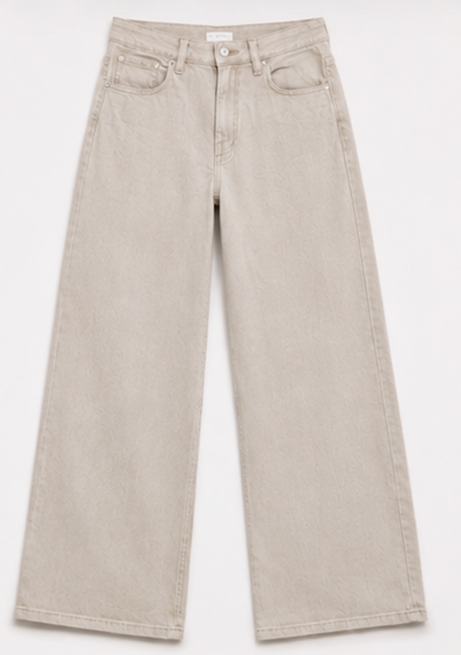 Beige Wide Leg Jeans, DIVIDED H&M – Size 38