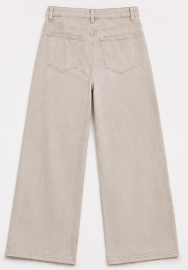 Beige Wide Leg Jeans, DIVIDED H&M – Size 38