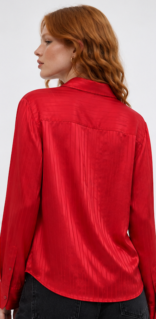 Red Blouse, Bloch design – Size 38
