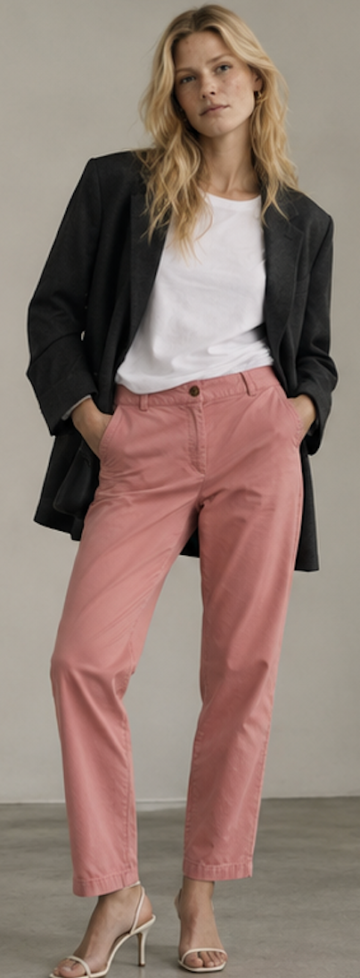 Classic pink Chino Pants, TALBOTS – Size 8