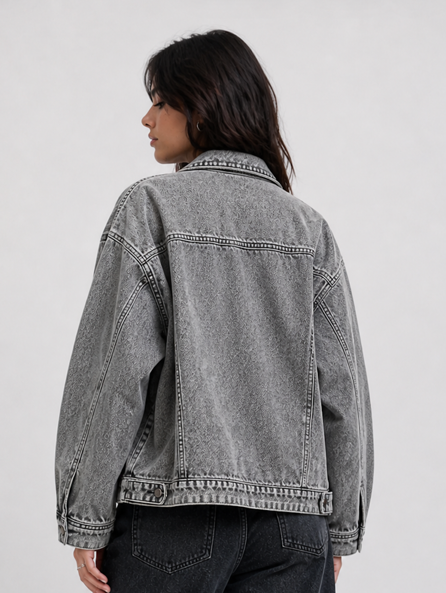 Denim Jacket, Zara - Size XS