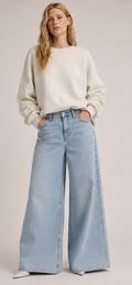 Super Wide Leg Jeans, H&M  – Size XS