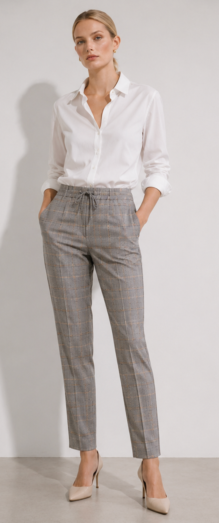 Trousers Slim Fit, H&M - Size S