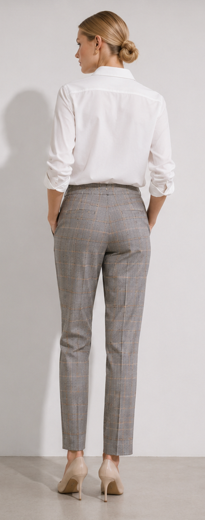 Trousers Slim Fit, H&M - Size S