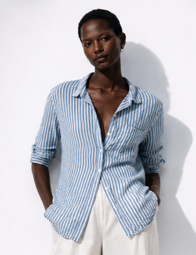 Striped Shirt, H&M - Size S