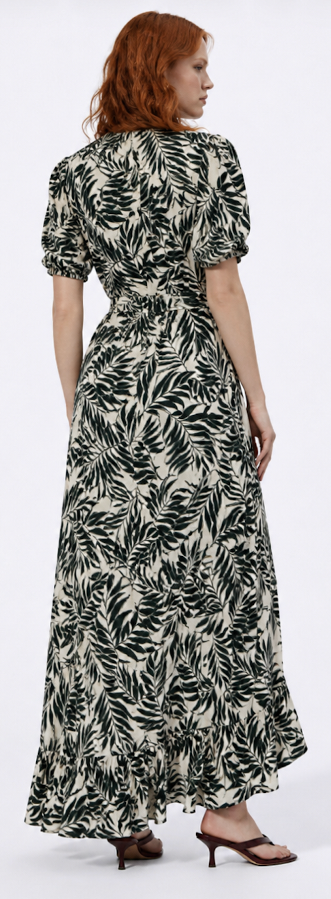 Tropical Wrap Dress , BOii - Size S