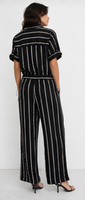 Lightweight Striped Jumpsuit, H&M - Size S