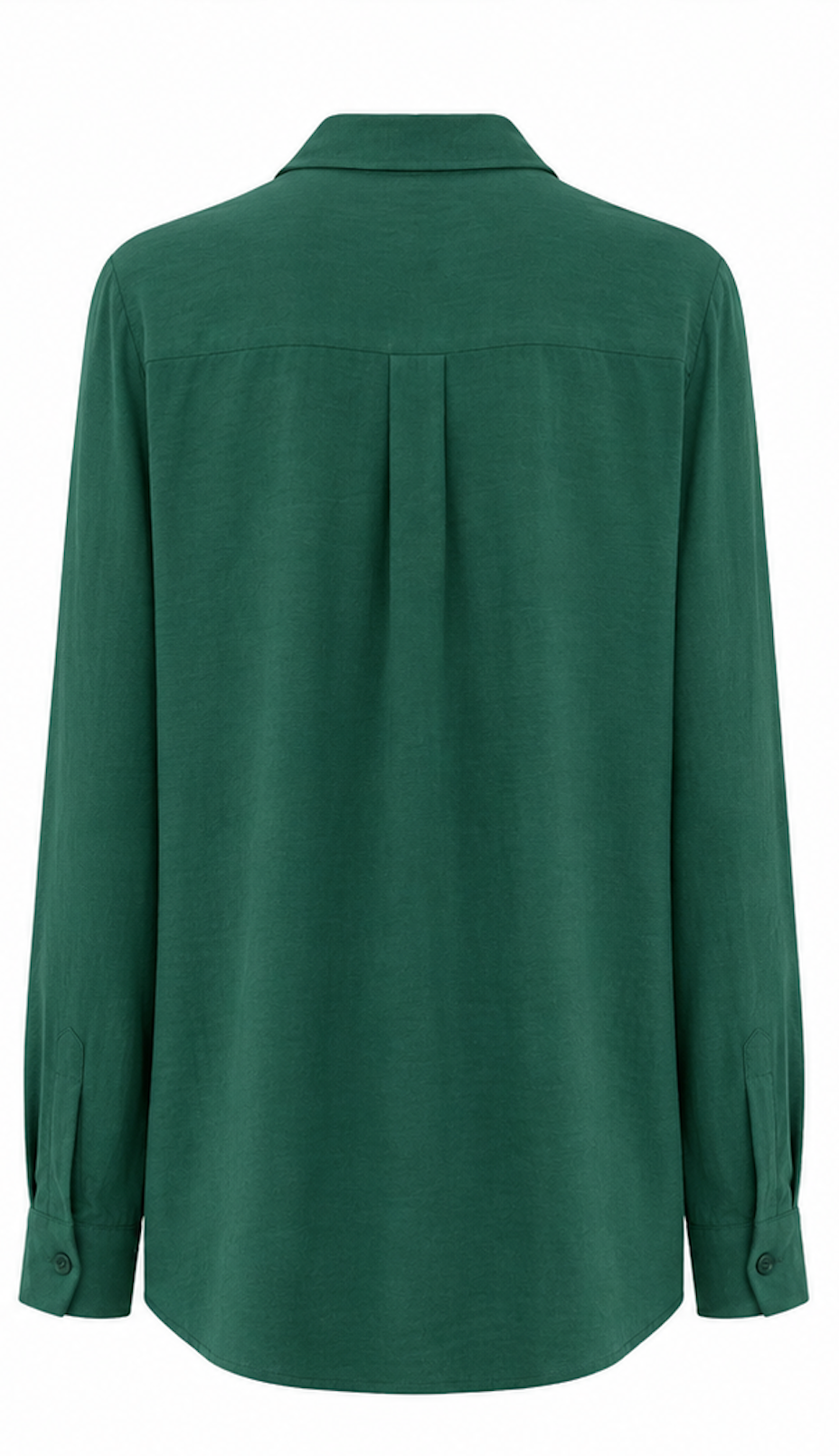 Deep Green collared Blouse, WE - Size S
