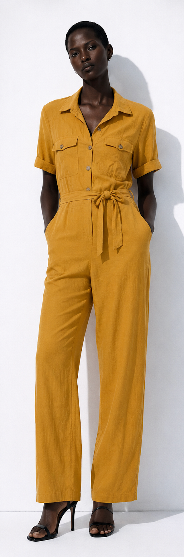 Soft Cotton Jumpsuit, Favori Collection - Size M