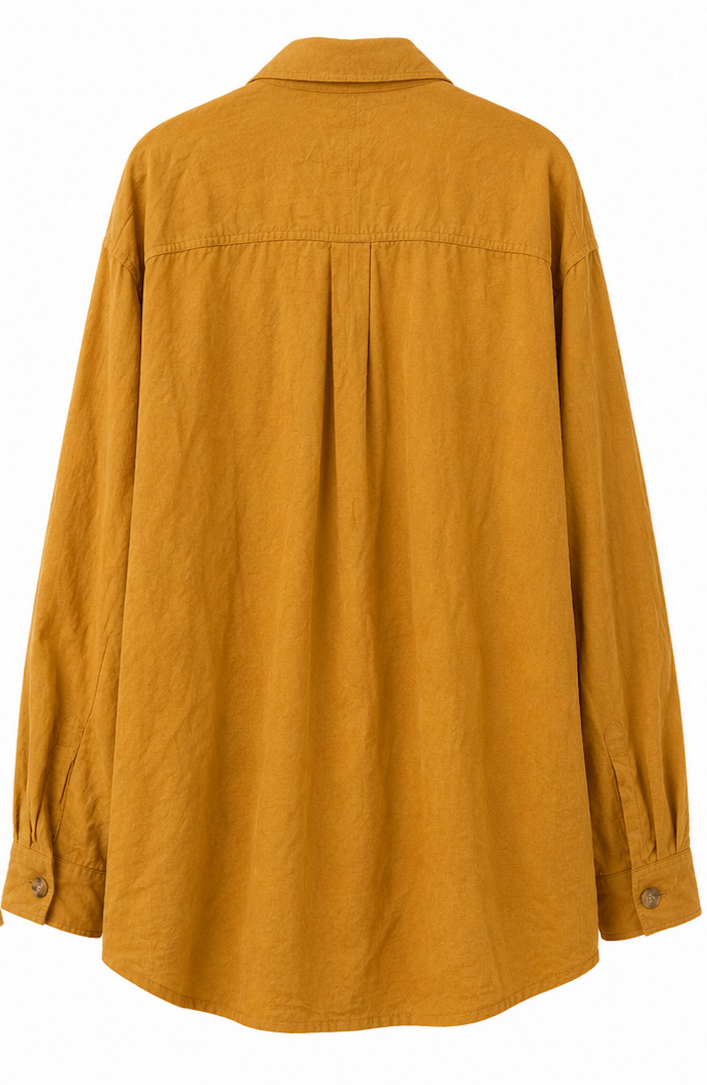 Mustard Cotton Overshirt, H&M – Size XS