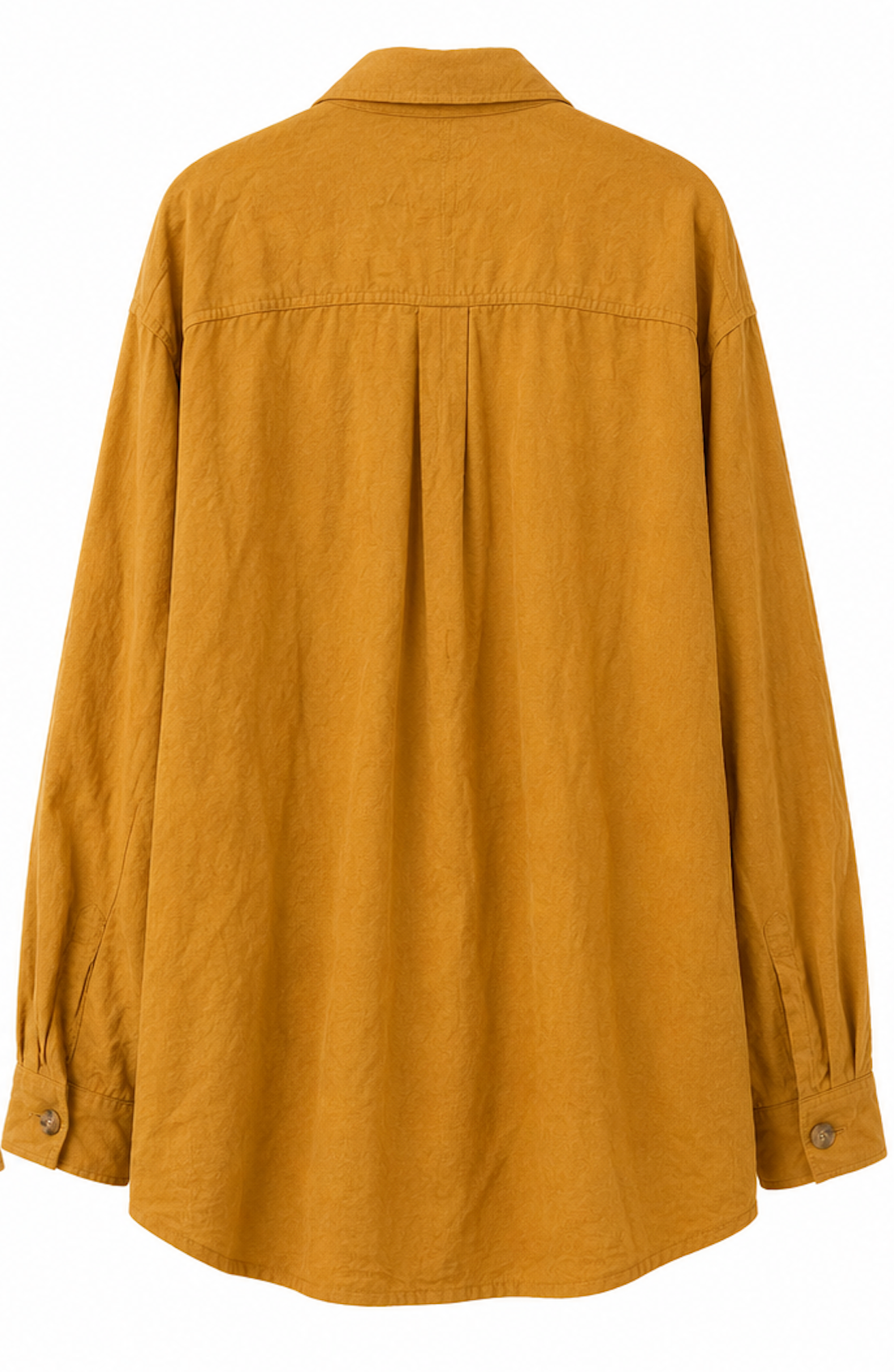 Mustard Cotton Overshirt, H&M – Size XS