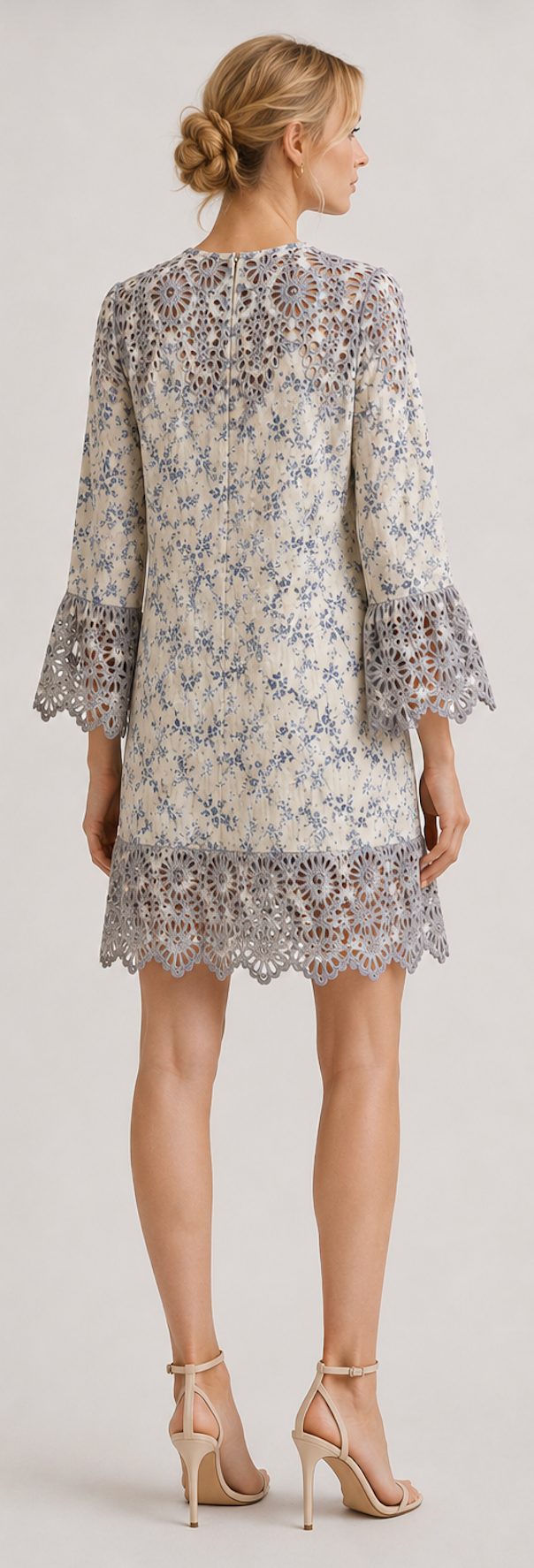 Romantic Embroidered Dress, GANNI - Size S