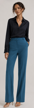 Bright blue Dress Tailored Trousers, REISS - Size XS