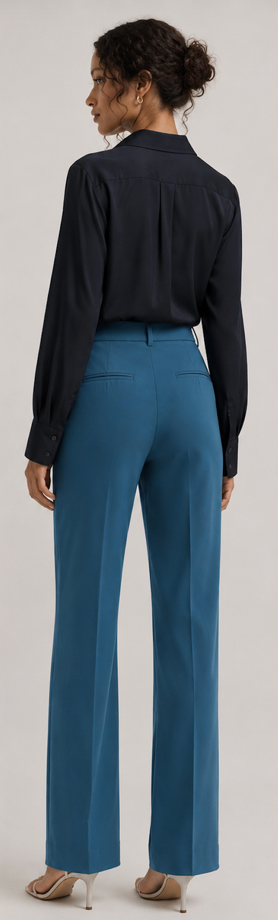Bright blue Dress Tailored Trousers, REISS - Size XS