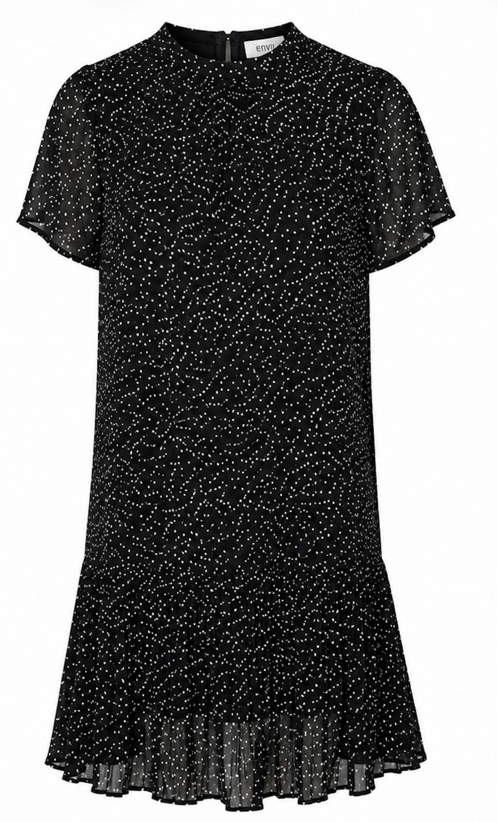 Light Pleated Mini Dress, Envii - Size S