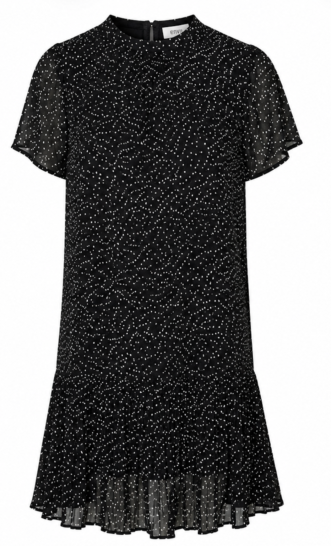 Light Pleated Mini Dress, Envii - Size S