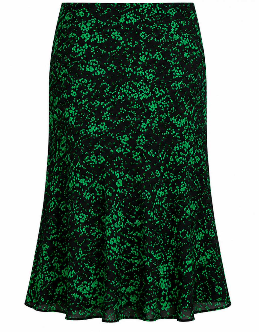 Black and Green Feminin Skirt, Lindex - Size XS