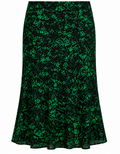 Black and Green Feminin Skirt, Lindex - Size XS