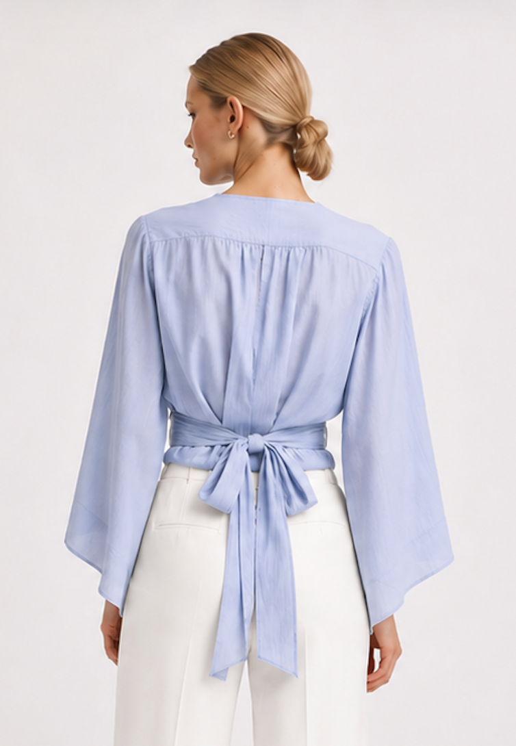 Feminin wrap-Blouse, Envii - Size S