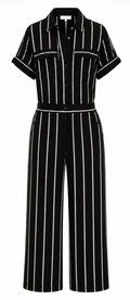 Lightweight Striped Jumpsuit, H&M - Size S