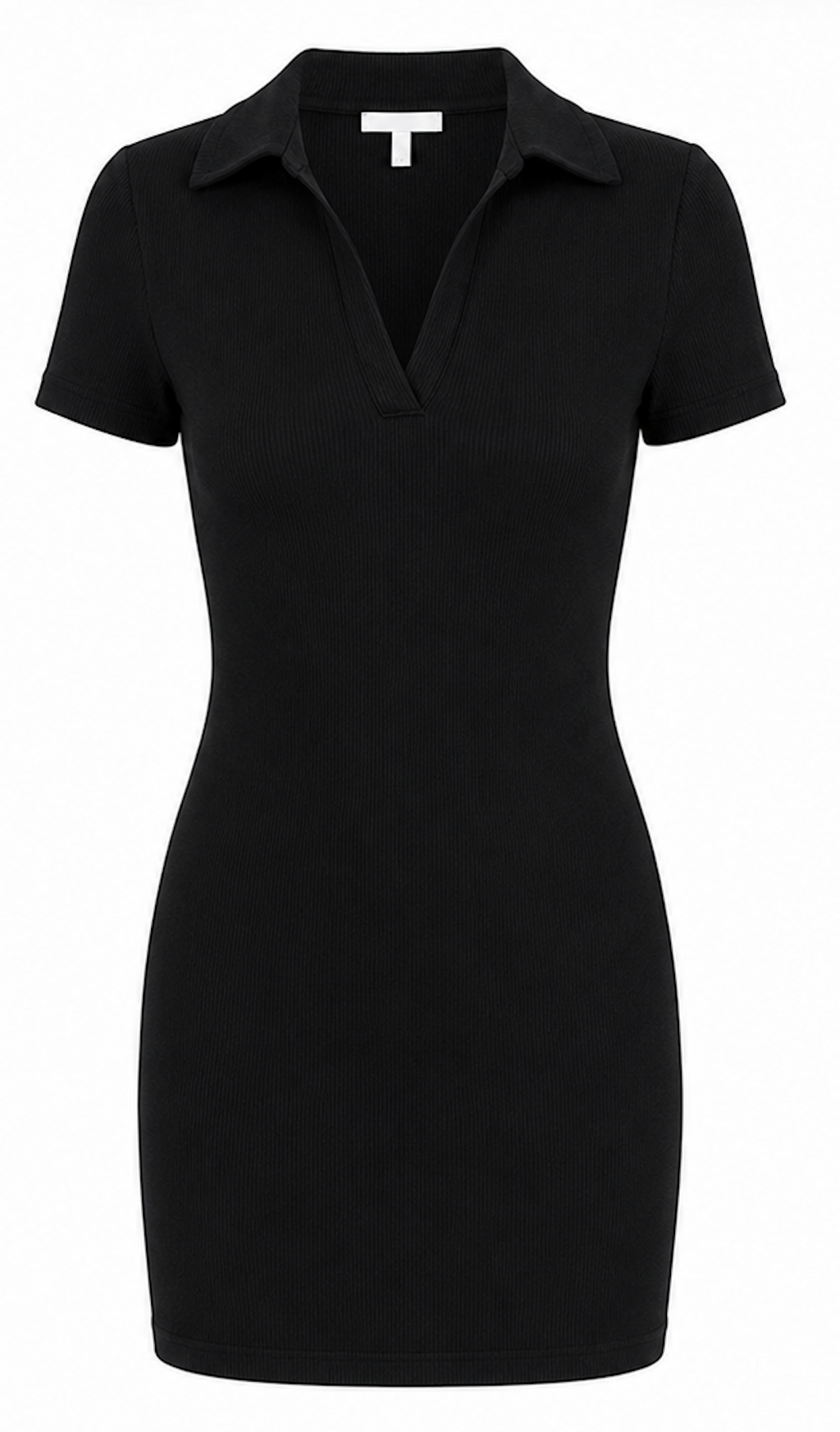 Black Polo Mini Dress, Zara - Size EU M