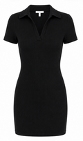 Black Polo Mini Dress, Zara - Size EU M