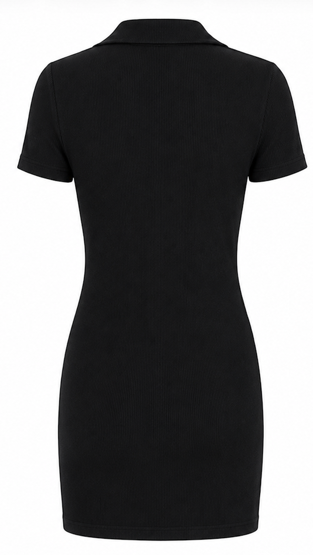 Black Polo Mini Dress, Zara - Size EU M