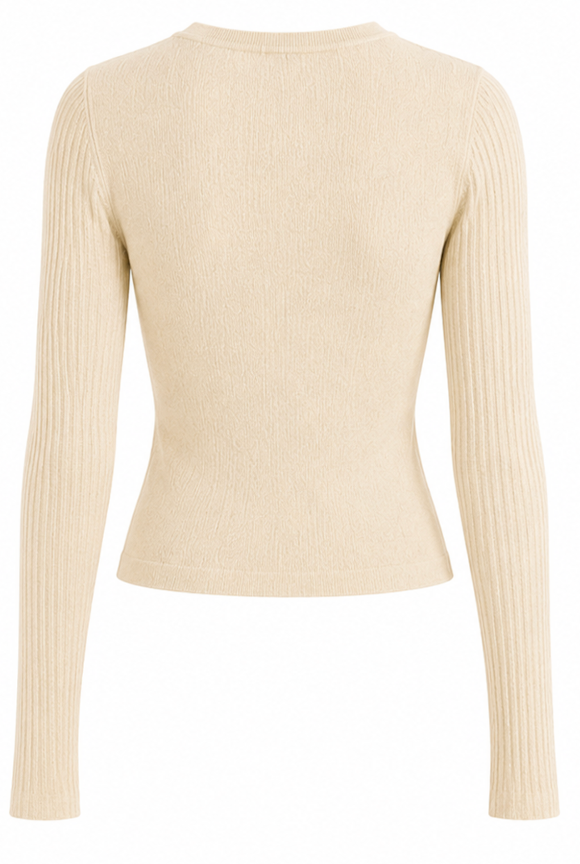 Pastel Yellow ribbed knit long, NA-KD -Size S