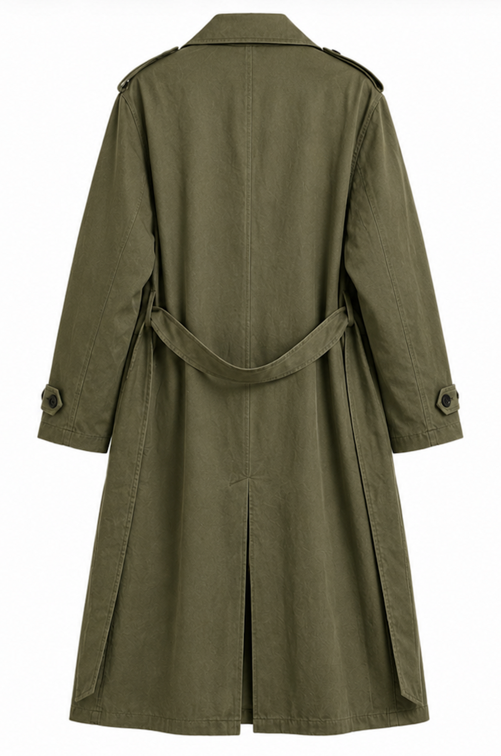Olive Green Trenchcoat, Uniqlo - Size 34