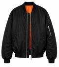 Black Bumper Jacket, A.O.CMS - Size M