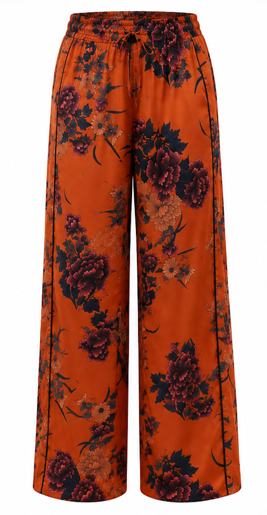 Orange Sating pants, NEO NOIR - size XS