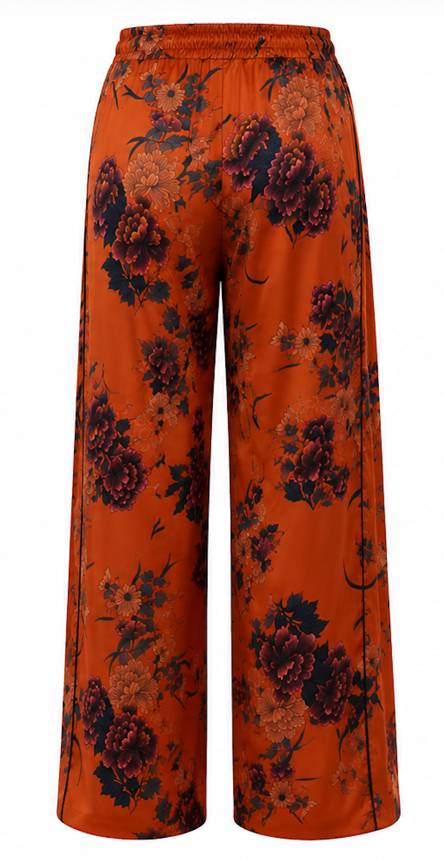 Orange Sating pants, NEO NOIR - size XS