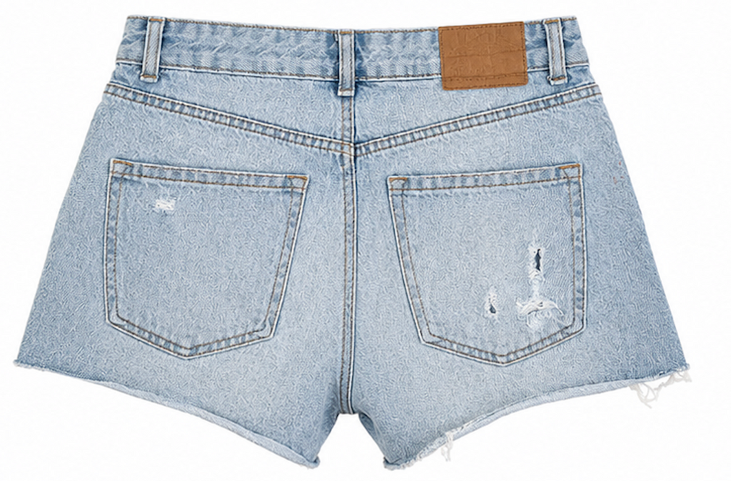 Light-wash Denim Shorts, FB Sister - Size S