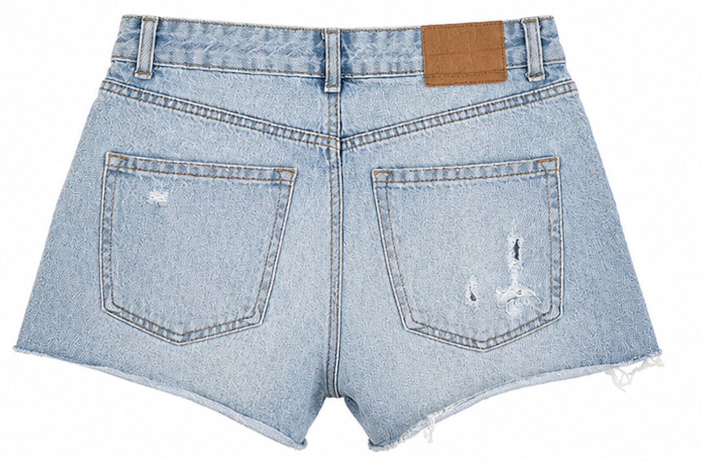 Light-wash Denim Shorts, FB Sister - Size S