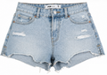 Light-wash Denim Shorts, FB Sister - Size S
